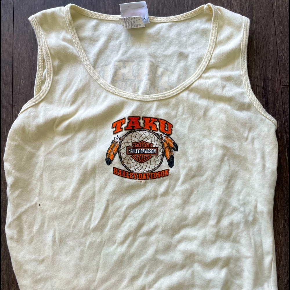 Vintage Harley Davidson Tank